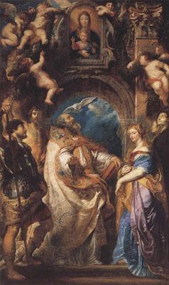 Peter Paul Rubens St Gregory the Great Surrounded by Otber Saints (mk01)